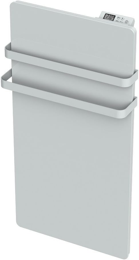 Cayenne Towel Rail Radiator Glass LCD 1000 W White