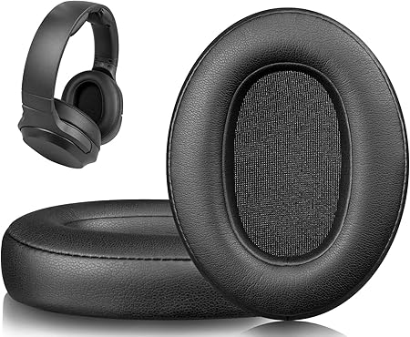 SOULWIT Replacement Earpads for Sony WH-XB900N/WH-CH710N(WH CH710N WH CH710N CH710N CH710)/WH-CH720N(WH CH720 CH720)/WH-RF400(WHRF400)/MDR-RF895RK Earpads with Soft Protein Leather
