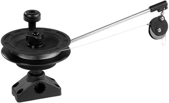 Scotty Bootsfahrten 620731 1073 Laketroller Halterung Downrigger, Schwarz, S