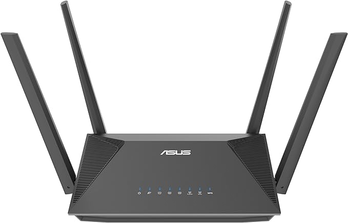 ASUS RT-AX52 (AX1800) Dual Band WiFi 6 Router Extensible Instant Guard, Parental Control Programming, Integrated VPN, AiMesh Compatible