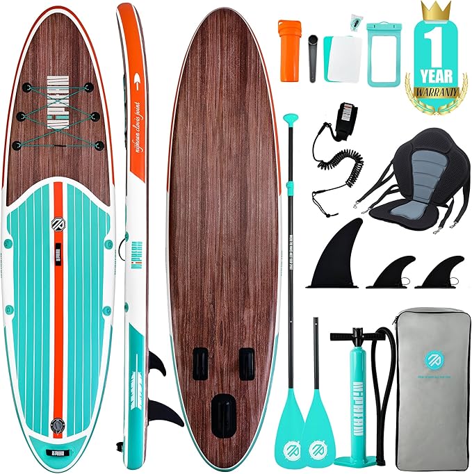 Niphean Stand Up Paddle Board for Adults with SUP Accessories, 320 cm Durable Inflatable Paddle Boards for Adults of All Skill Levels, Sup Board, Stand Up Paddling Board with Seat, Paddle Board