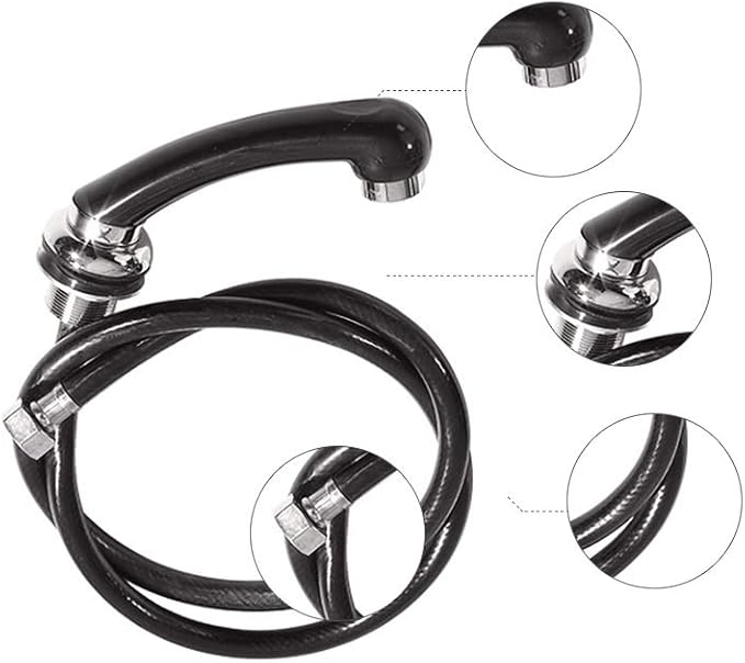 Hairstore Hairdressing Shampoo Bowl and Hose for Hair Washing, Water Sprayer, Faucet, Beauty Salon, Spa Sprayer