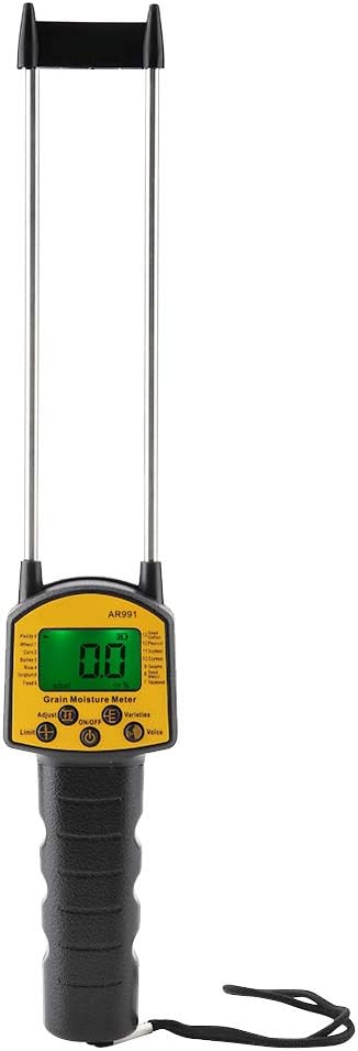 Portable Hay Moisture Meter, Parts and Accessories for Testing Equipment Other Testing Equipment and Calibrators Digital LCD Grain Moisture Meter for Wheat, Maize, Rice, Peanut, Soybeans
