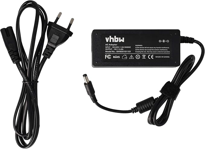 vhbw Charging Cable Compatible with JBL Xtreme, Xtreme 2, Xtreme Plus & FUGOO XL Bluetooth Speaker Box - (19V, 3.42A, 65W) - Replacement Charger Power Supply