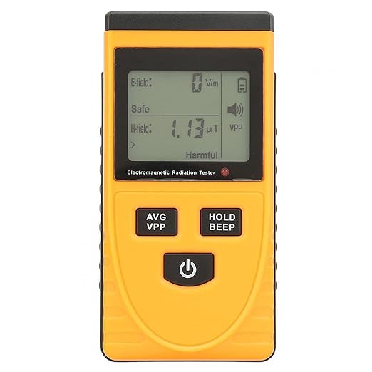 Geiger Counter Radiation Detector, Digital Radiation Meter, LCD Detector for Electromagnetic Radiation, Dosimeter, Tester