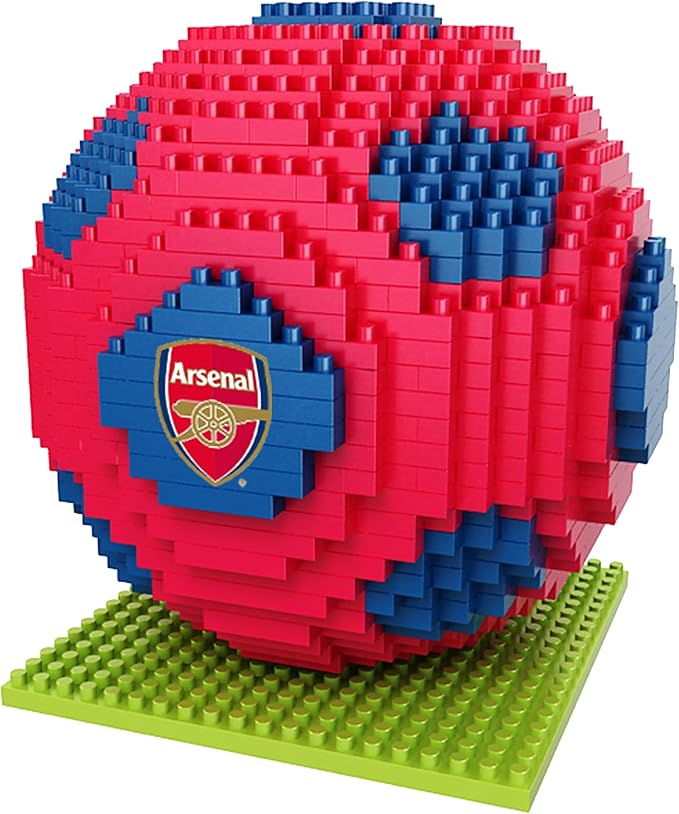 FOCO Officially Licensed Arsenal FC BRXLZ Bricks 3D-Football Building Set