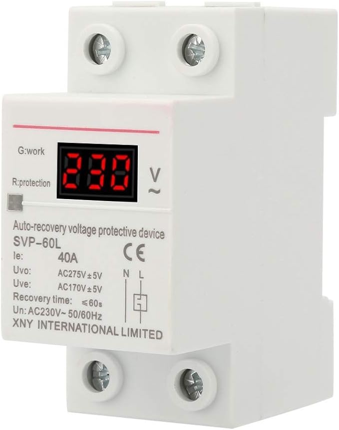Surge Protection 230 V 40 A, Home Surge Protection DIN Rail and Surge Protection for DIN Rail Mounting