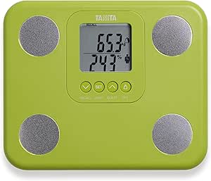 TANITA BC-730 Leichter, kompakter Innerscan Körperanalysemonitor, leicht lesbar, Anzeige 9 Messungen, grün