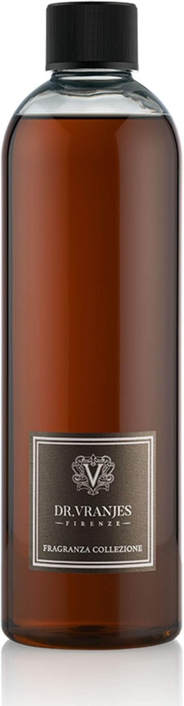 Dr. Vranjes – Oud Nobile 500 ml Nachfüller mit Weiße Stäbchen - Luxus-Raumduft, Made in Italy, Hauptnote: Orientalisch und Einnehmend, Duftpyrammide: Bergamotte, Oud, Myrrhe