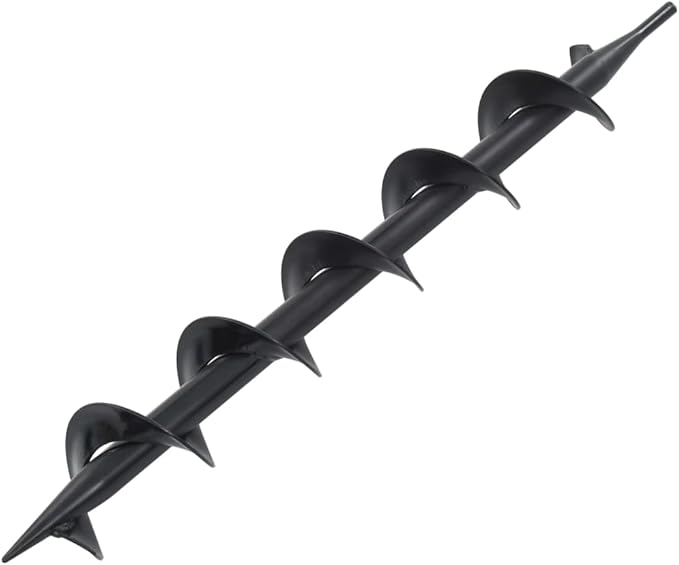 vidaXL Earth Drill, Post Drill, Fence Drill, Auger Drill, Garden Steel 75 x 600 mm