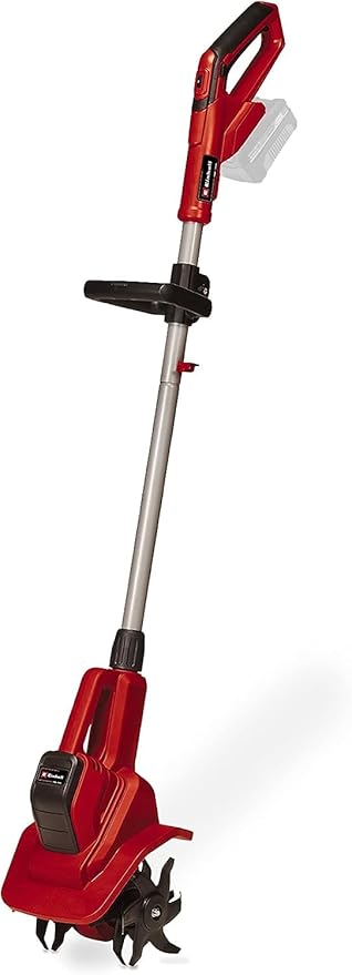 Einhell GE-CR 18/20 Li E-Solo Power X-Change Cordless Ground Hoe (18 V, Li-Ion, Electronic Speed Control, 4 Chopping Knives, Additional Handle, Battery and Charger Not Included)