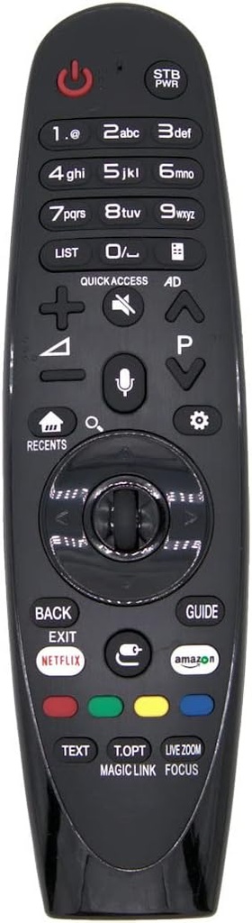 azurano Magic Remote AN-MR650A, AKB75075301 for 2017 LG Smart TV with Voice Control, Mouse Function, Direct Buttons for Netflix & Amazon Video