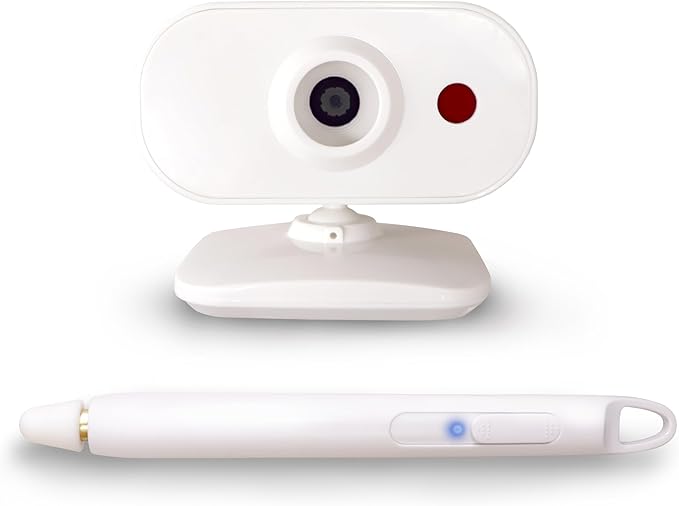 SPECIAL PIE Interactive Whiteboard - Includes Smart Pen - Ideal for Home, Office and Classroom - Only Compatible with Windows PC (Long Focus)