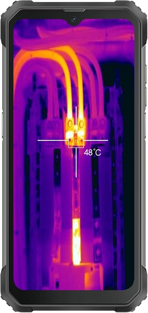 Blackview BL8800 Pro - 5G Smartphone - Thermal Imaging & Night Vision Camera - Waterproof & Shockproof Outdoor Mobile Phone - 8GB + 128GB - 50MP Quad Rear Camera - Powerful Battery 8380mAh - Black