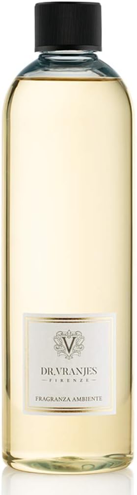 Dr. Vranjes - Ambra 500 ml Refill + Double Baking White Sticks (Pack of 3) - Luxury Room Fragrance, Amber, Patchouli, Sandalwood (500 ml Refill)