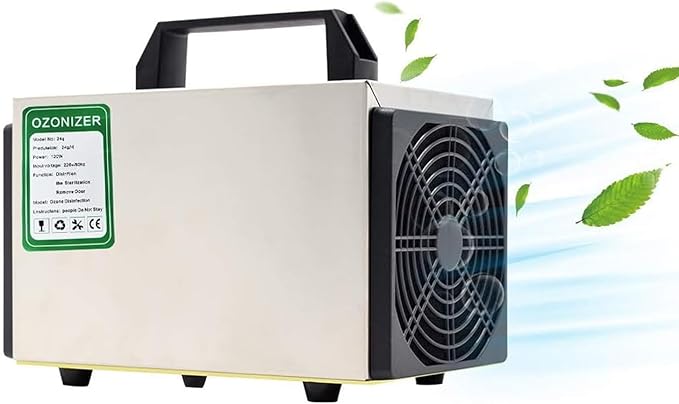 Industrial Ozone Air Purifier, Commercial Ozone Generator Odour Killer 18,000 mg/h Ozone Device Ozoniser for Rooms, Smoke, Pets and Cars