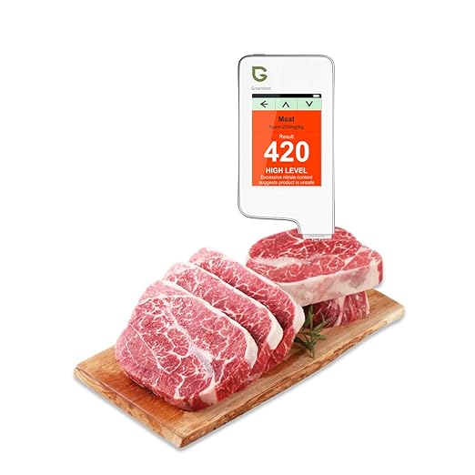 G Reentest Instant Fresh Meat Fruit Vegetable Nitrate Tester and Food Meter (White)