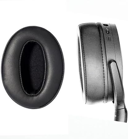 LINHUIPAD HD 4.50BT Ear Pads Compatible with Sennheiser PHD 4.20S, HD 4.50, HD 4.50BTNC, HD 4.50SE, HD 4.40BT, HD 4.30G, HD 458BT, HD 450, HD 450BT, HD 400S, HD 350BT Headphones (Black)