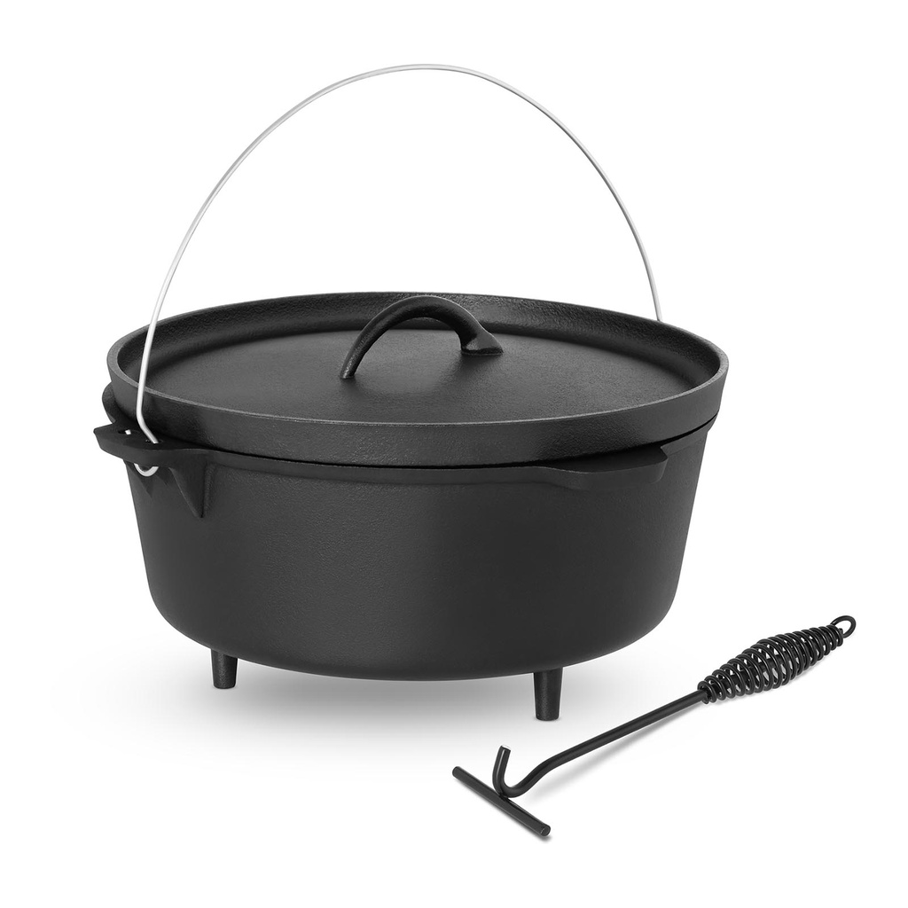 Valurauast katel jahilõkke grillile ø 37cm 10.75L + JALAD