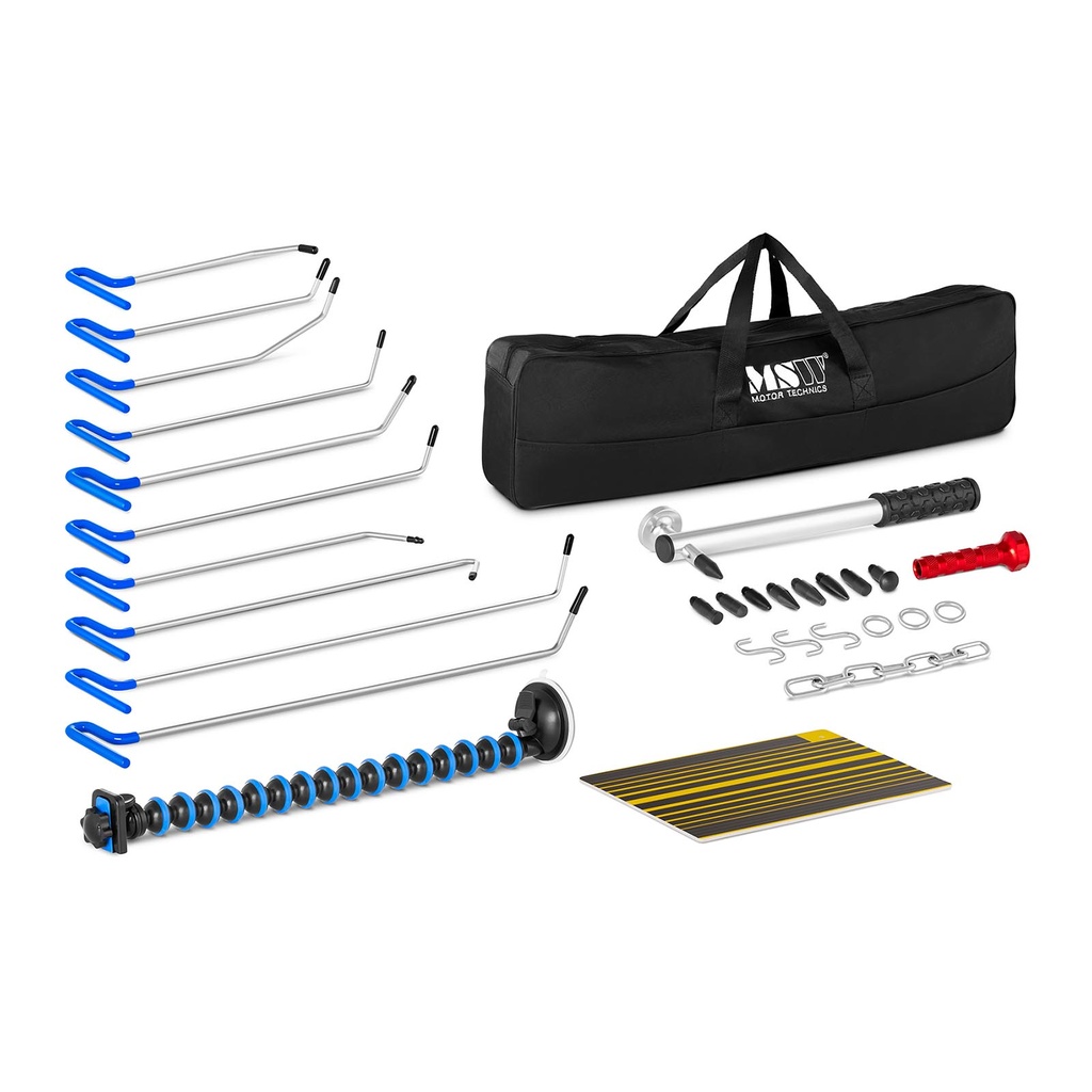 PDR repair kit for removal of pulling out dents in the car body - 21 items