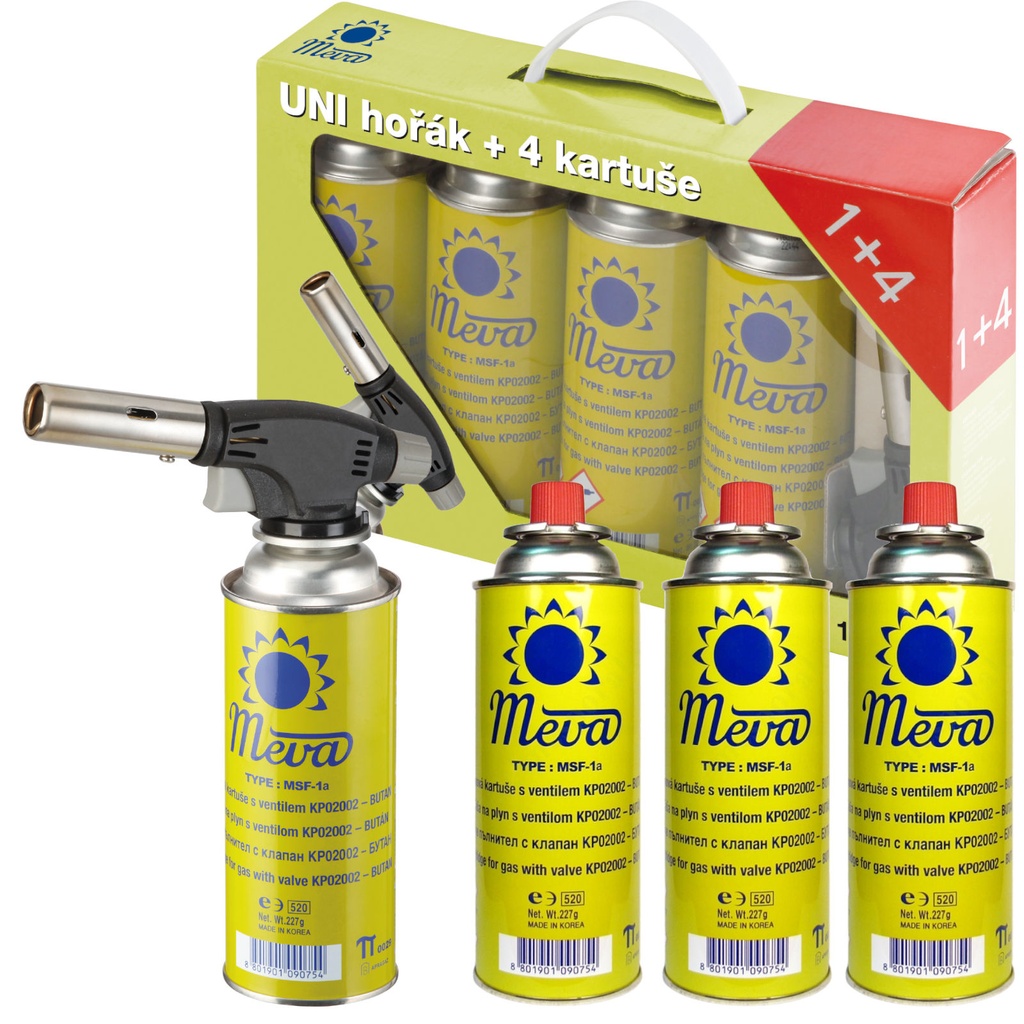 Universaalne toitlustamise gaasipõleti Creme Brulle 1kW KIT