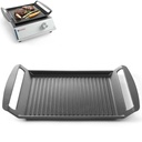 TEFLON 39x26cm fluted grill tray for induction stoves - HENDI 629130