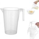 Kitchen measuring jug with polypropylene measuring cup stackable 3L - HENDI 567845