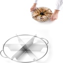 Tordilõikur 270mm diameeter - 6 portsjonit - HENDI 512548
