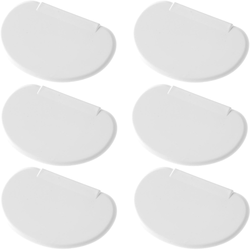 Confectionery scraper for dough Semi round 104x74mm - SET of 6pcs.  - HENDI 554142