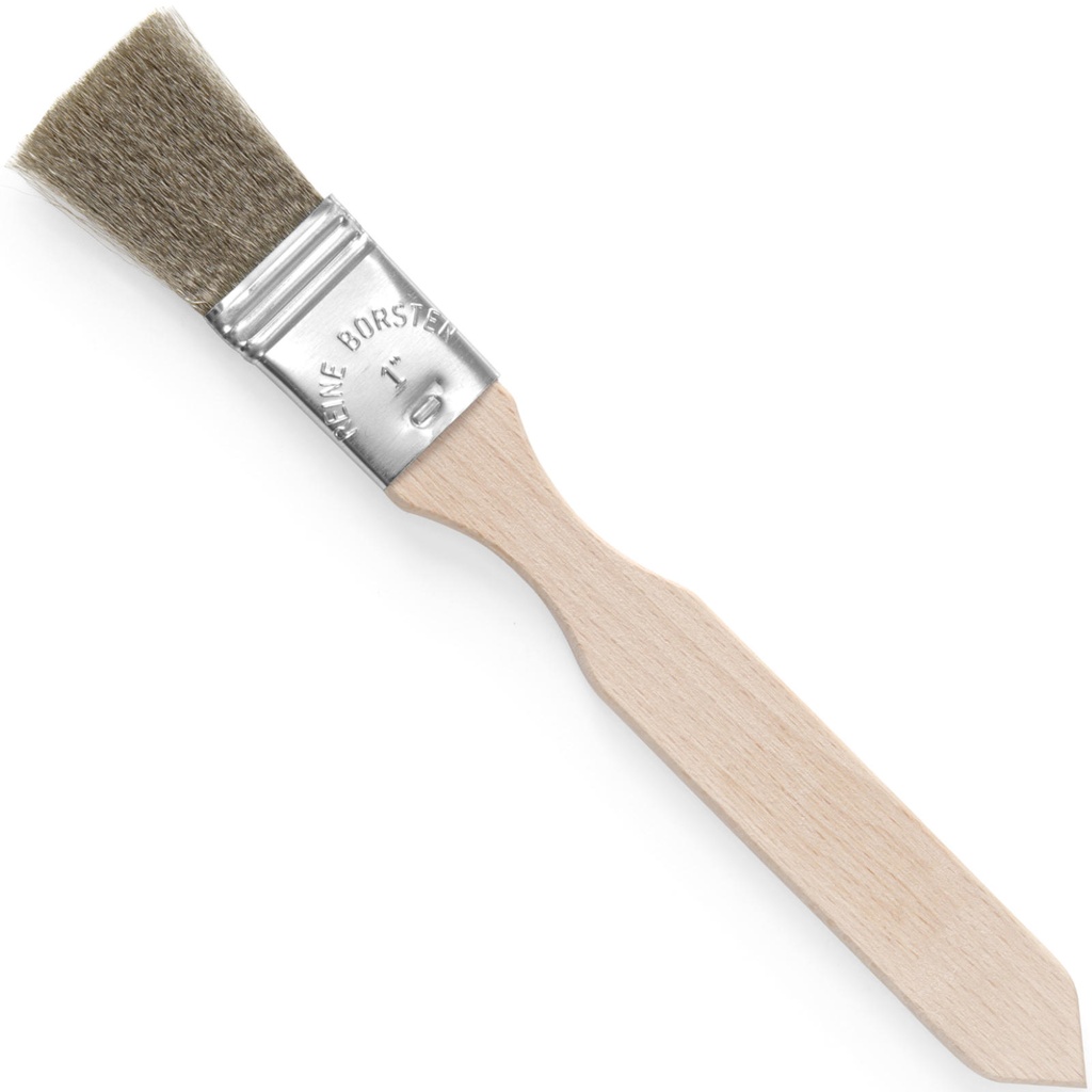 Kitchen grease brush stainless steel wire bristles narrow 25x200mm - HENDI 515389