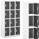 Social locker breakfast metal locker 12 cabinets