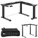 Corner desk frame frame with electric height adjustment 60-125 cm RIGHT ANGLE