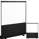 PULL-UP portable pneumatic floor projection screen 4:3 format 80''