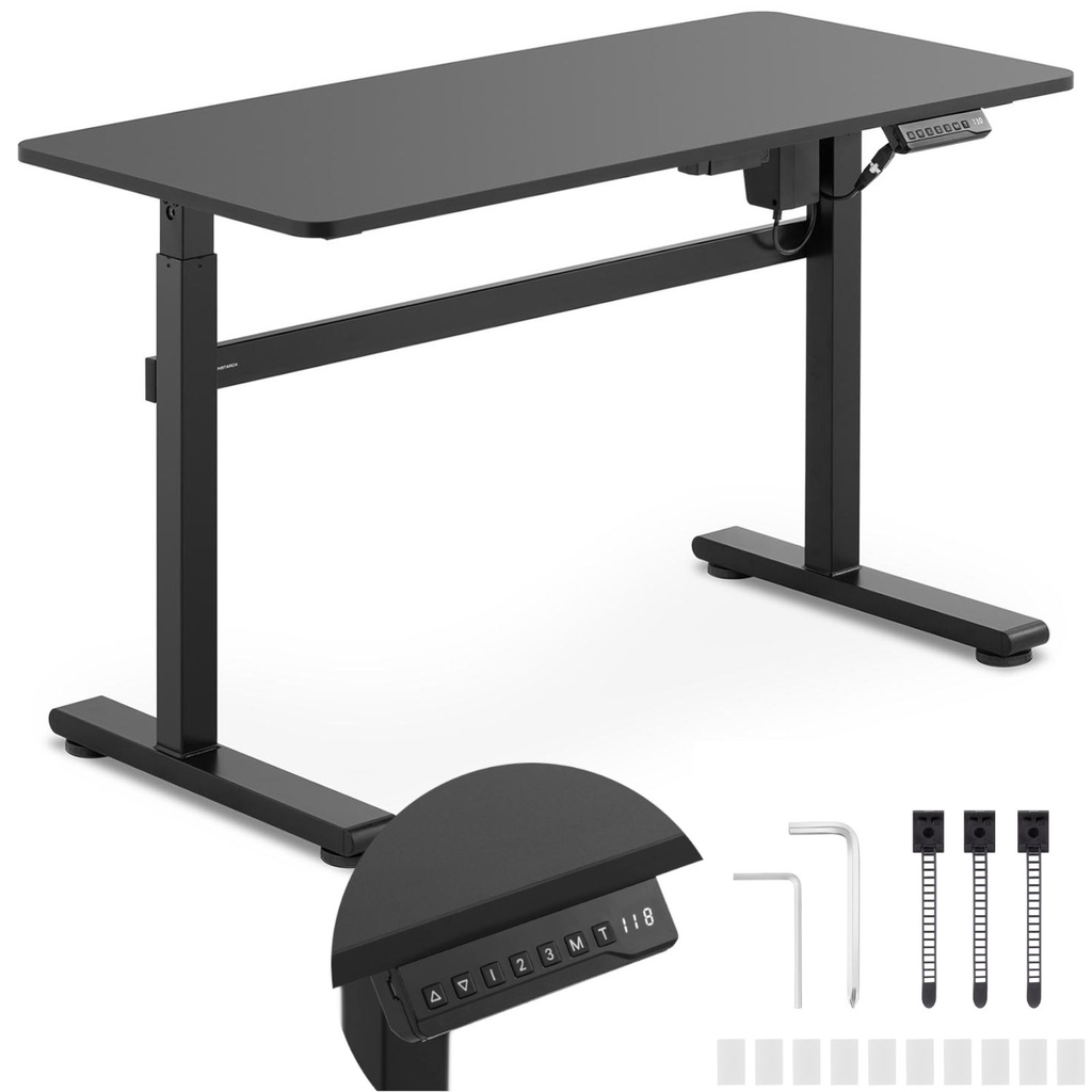 Eletrical desk with height adjustment height 73-118 cm top 118x58 cm
