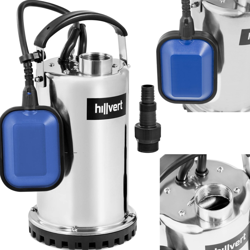 Submersible garden steel submersible pump 11 m3/h 750 W up to 7 m