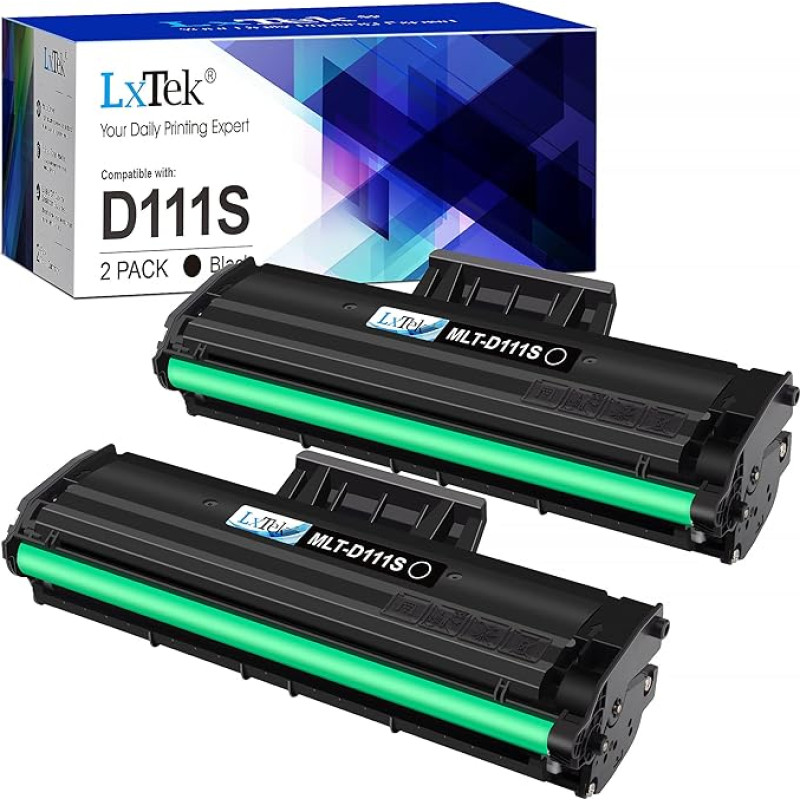 LxTek ühilduv tooner D111S asendaja Samsung MLT-D111S jaoks Samsung Xpress M2026W M2026 M2070W M2070 SL-M2026 SL-M2070 SL-M2026W SL-M2070W SL-M2070FW M2020 M2020 M2022 M202 0 W M20. 22 W (2 musta).