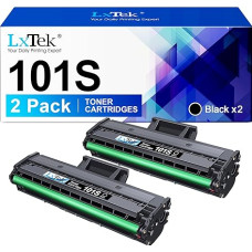 LxTek MLT-D101S toonerikassett, mis on ühilduv Samsung MLT-D101S D101S jaoks Samsung ML-2165W ML-2165 ML-2160 SF-760P SCX-3405W SCX-3405 SCX-3400 SCX-3405FW SCX-3405F ML-2166 88 SF-7 60 (must, 2 komplekti).