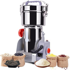 Electric Grain Mill, CEIEVER Electric Mill, Stainless Steel & Commercial Motor, 1800 W, 28000 rpm, High Speed Stainless Steel Graining Cattle for Herbs, Spices, Nuts, Cereals