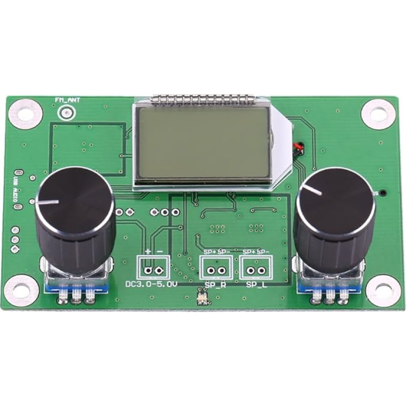 Mini Digital FM Radio Wireless Receiver Module LCD Display DSP PLL