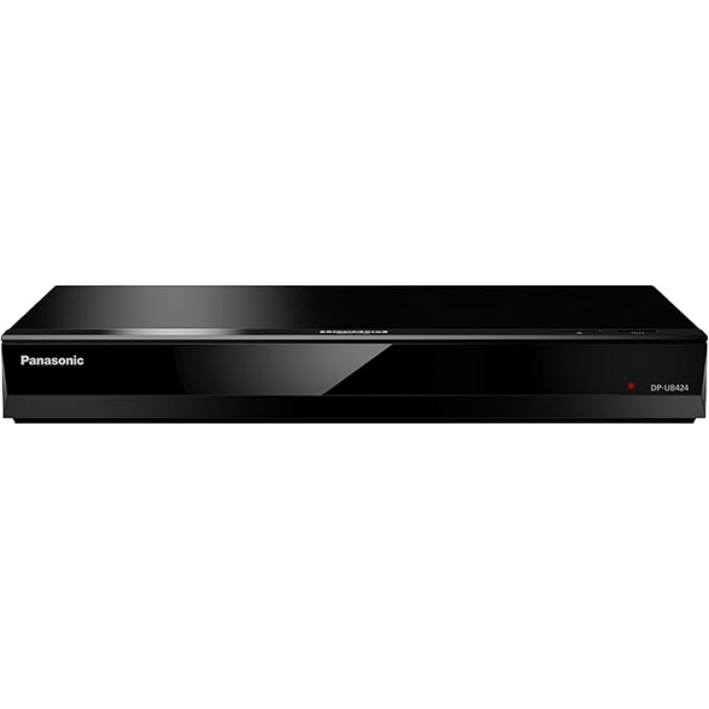 Panasonic DP-UB424 Blu-Ray mängija 3D Black DP-UB424, NTSC,PAL, 1080p,2160p, DTS-HD HR,DTS-HD Master Audio,Dolby Digital Plus,Dolby TrueHD, 7.1 kanalid, AVCHD,H.264,HEVC,MKV,MP4,MPEG2,MPO,