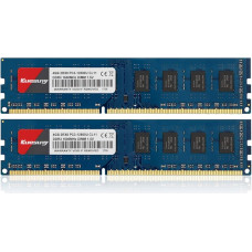 Kuesuny 8GB Kit (2X4GB) DDR3 1600MHz Udim RAM PC3-12800 PC3-12800U 1.5V CL11 240 Pin 2RX8 Upgrade RAM moodul puhverdamata lauaarvuti mälu kahe reastmega mitte-ECC