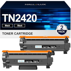 TN2420 TN2410 toonerikassett Ühildub Brother MFC L2710DW MFC-L2710DN HL-L2350DW HL-L2375DW DCP-L2530DW HL-L2310D HL-L2370DN MFC-L2730DW jaoks Brother TN-2420 TN-2410 (2 musta, 2 musta, pakk)