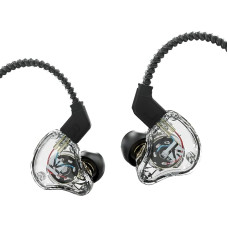 Yinyoo KBEAR KS1 kõrvaklapid, KS1 1DD HiFi Wired IEM kõrvaklapid, mürasummutusega kõrvaklapid, eemaldatav 0,78 mm 2-poolne kaabel muusikutele Stage