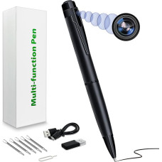 Sprfuk Mini Camera Mini Surveillance Camera 32GB 1080P Ultra Portable HD Small Surveillance Camera with Motion Detection for Home Office Business Meeting with 5 Ink Fills Inc