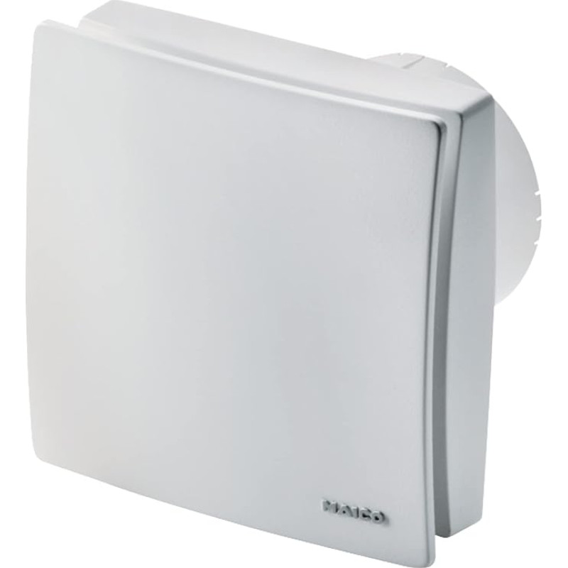 Maico Original ECA ipro Small Room Fan (VZC, with Adjustable Switch-On Delay and Stopping Time, White, Diameter 100)