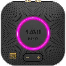 1Mii B06S+ Bluetooth 5.2 vastuvõtja, HiFi audioadapter LDAC, helitugevuse reguleerimise, aptX HD ja madala latentsusega traadita vastuvõtja stereosüsteemi kõlarite jaoks, 3,5 mm/RCA väljunditega