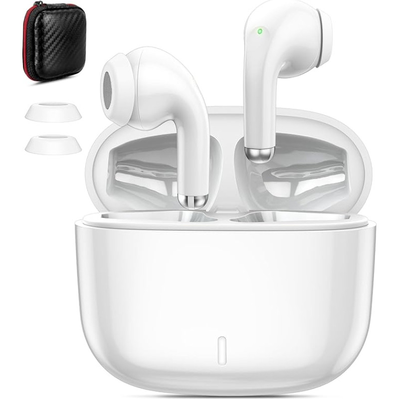 Juhtmevabad kõrvaklapid iPhone 15 Pro Max 14 13 12 11 SE 2, kõrvaklapid Bluetooth mikrofoniga juhtmevabad USB C kõrvaklapid Sport koos puutejuhtimisega Samsung A55 A35 A54 A34 A15 S24 Pixel 8a jaoks