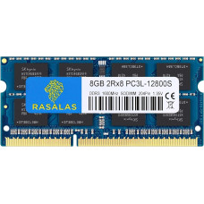Rasalas 8GB 2RX8 PC3L-12800S DDR3 1600MHz sülearvuti mälu PC3L-12800s 2Rx8 PC3-12800S 8GB 1.35V 204-Pin CL11 Dual Rank RAM sülearvuti kiibid