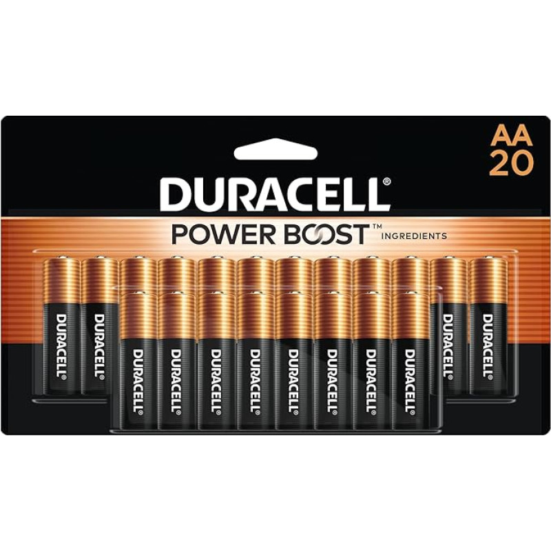 Duracell CopperTop AA Alkaline Batteries, 20 Count