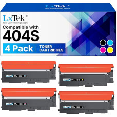 LxTek Replacement Toner for Samsung CLT-P404C Samsung Xpress SL C480W C430W C480FW C480 C480FN C430 (CLT-K404S CLT-C404S CLT-M404S CLT-Y404S)